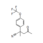 2-Methyl-4-oxo-2-[4-(trifluoromethoxy)phenyl]pentanenitrile