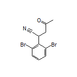 2-(2,6-Dibromophenyl)-4-oxopentanenitrile