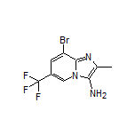 3-Amino-8-bromo-2-methyl-6-(trifluoromethyl)imidazo[1,2-a]pyridine
