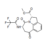 Methyl (2S,5S)-4,7-Dioxo-5-(2,2,2-trifluoroacetamido)-1,2,3,4,6,7-hexahydroazepino[3,2,1-hi]indole-2-carboxylate