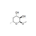 (2S,3R,4S,6R)-2-Methoxy-6-methyltetrahydro-2H-pyran-3,4-diol