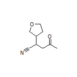 4-Oxo-2-(tetrahydrofuran-3-yl)pentanenitrile