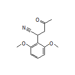 2-(2,6-Dimethoxyphenyl)-4-oxopentanenitrile