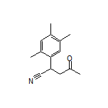 4-Oxo-2-(2,4,5-trimethylphenyl)pentanenitrile