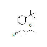 2-[3-(tert-Butyl)phenyl]-2-methyl-4-oxopentanenitrile