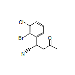 2-(2-Bromo-3-chlorophenyl)-4-oxopentanenitrile