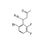 2-(6-Bromo-2,3-difluorophenyl)-4-oxopentanenitrile