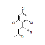 4-Oxo-2-(2,4,6-trichlorophenyl)pentanenitrile