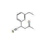 2-(3-Ethylphenyl)-4-oxopentanenitrile