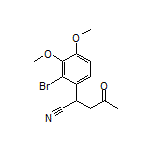 2-(2-Bromo-3,4-dimethoxyphenyl)-4-oxopentanenitrile