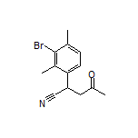 2-(3-Bromo-2,4-dimethylphenyl)-4-oxopentanenitrile