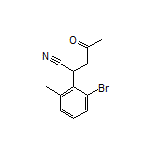 2-(2-Bromo-6-methylphenyl)-4-oxopentanenitrile