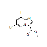 Methyl 6-Bromo-8-iodo-2-methylimidazo[1,2-a]pyridine-3-carboxylate