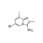 3-Amino-6-bromo-8-iodo-2-methylimidazo[1,2-a]pyridine