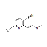(E)-6-Cyclopropyl-2-[2-(dimethylamino)vinyl]nicotinonitrile