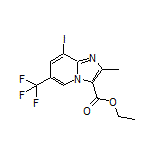 Ethyl 8-Iodo-2-methyl-6-(trifluoromethyl)imidazo[1,2-a]pyridine-3-carboxylate