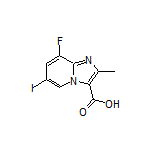 8-Fluoro-6-iodo-2-methylimidazo[1,2-a]pyridine-3-carboxylic Acid