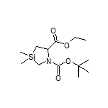 Ethyl 1-Boc-3,3-dimethyl-1,3-azasilolidine-5-carboxylate
