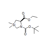 Ethyl (R)-1-Boc-3,3-dimethyl-1,3-azasilolidine-5-carboxylate