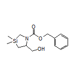 1-Cbz-5-(hydroxymethyl)-3,3-dimethyl-1,3-azasilolidine