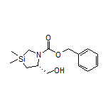 (R)-1-Cbz-5-(hydroxymethyl)-3,3-dimethyl-1,3-azasilolidine