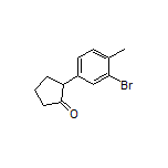 2-(3-Bromo-4-methylphenyl)cyclopentanone