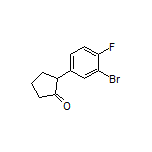2-(3-Bromo-4-fluorophenyl)cyclopentanone