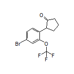 2-[4-Bromo-2-(trifluoromethoxy)phenyl]cyclopentanone