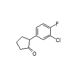 2-(3-Chloro-4-fluorophenyl)cyclopentanone