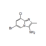 3-Amino-6-bromo-8-chloro-2-methylimidazo[1,2-a]pyridine