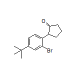 2-[2-Bromo-4-(tert-butyl)phenyl]cyclopentanone