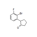 2-(2-Bromo-3-fluorophenyl)cyclopentanone