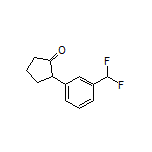 2-[3-(Difluoromethyl)phenyl]cyclopentanone