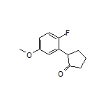 2-(2-Fluoro-5-methoxyphenyl)cyclopentanone