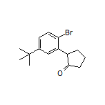 2-[2-Bromo-5-(tert-butyl)phenyl]cyclopentanone