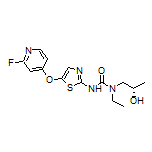 (S)-1-Ethyl-3-[5-[(2-fluoro-4-pyridyl)oxy]-2-thiazolyl]-1-(2-hydroxypropyl)urea