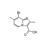 8-Bromo-2,7-dimethylimidazo[1,2-a]pyridine-3-carboxylic Acid