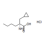 (R)-2-Amino-2-(cyclopropylmethyl)hexanoic Acid Hydrochloride