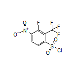 3-Fluoro-4-nitro-2-(trifluoromethyl)-1-benzenesulfonyl Chloride