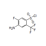 4-Amino-5-fluoro-2-(trifluoromethyl)-1-benzenesulfonyl Chloride