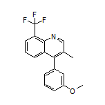 4-(3-Methoxyphenyl)-3-methyl-8-(trifluoromethyl)quinoline