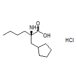 (R)-2-Amino-2-(cyclopentylmethyl)hexanoic Acid Hydrochloride