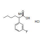 (S)-2-Amino-2-(3-fluorophenyl)hexanoic Acid Hydrochloride