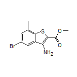 Methyl 3-Amino-5-bromo-7-methylbenzo[b]thiophene-2-carboxylate