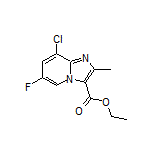 Ethyl 8-Chloro-6-fluoro-2-methylimidazo[1,2-a]pyridine-3-carboxylate
