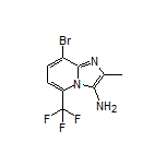 3-Amino-8-bromo-2-methyl-5-(trifluoromethyl)imidazo[1,2-a]pyridine