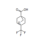 1-(Trifluoromethyl)-2-oxabicyclo[2.2.2]octane-4-carboxylic Acid