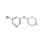 3-Bromo-5-[(tetrahydro-2H-pyran-4-yl)oxy]pyridine