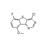 4-Chloro-6-fluoro-9-methoxybenzo[4,5]thieno[3,2-d]pyrimidine