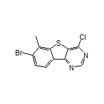 7-Bromo-4-chloro-6-methylbenzo[4,5]thieno[3,2-d]pyrimidine